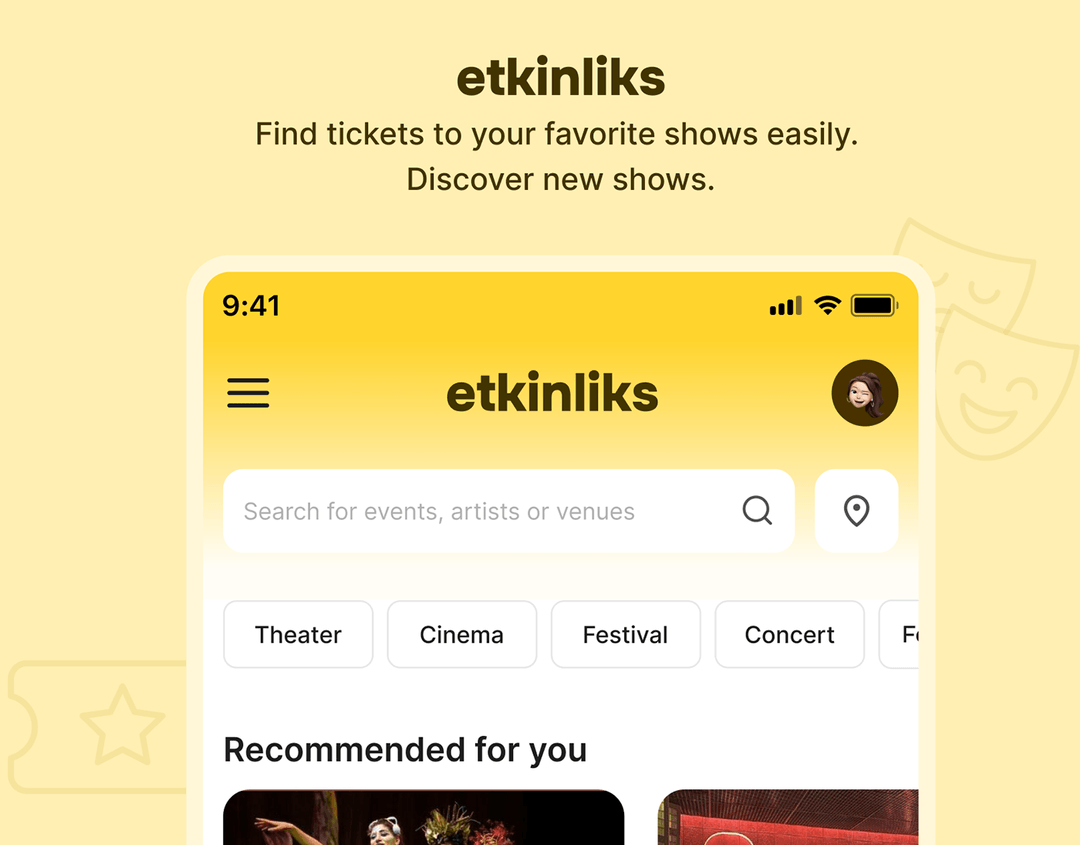 etkinliks Events Mobile App