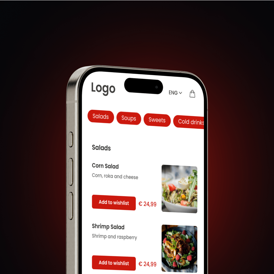 QR Menu Mobile App